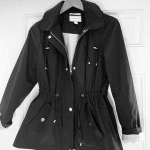 Charter Club Water-Resistant Hooded Spring Jacket